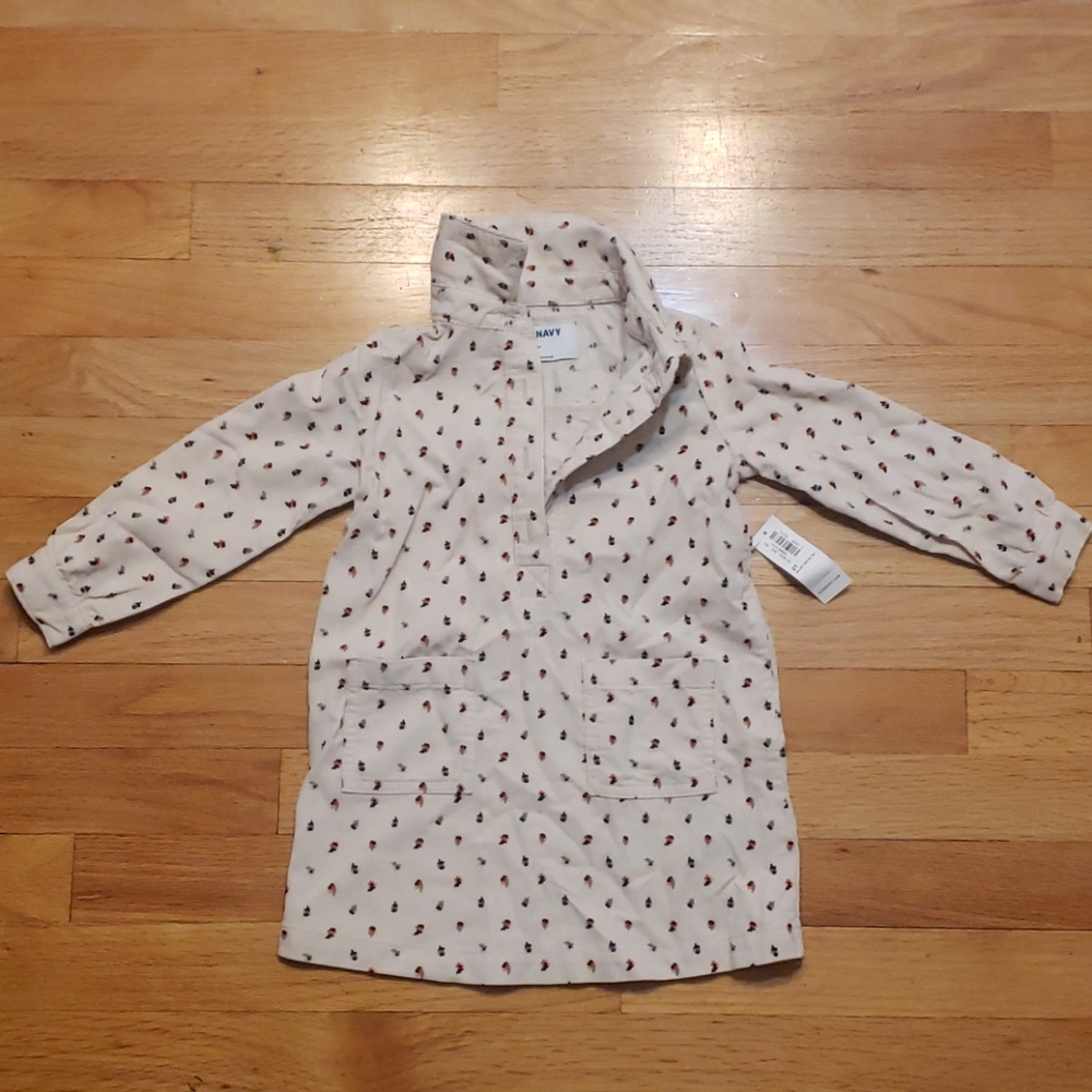 Floral Corduroy Dress